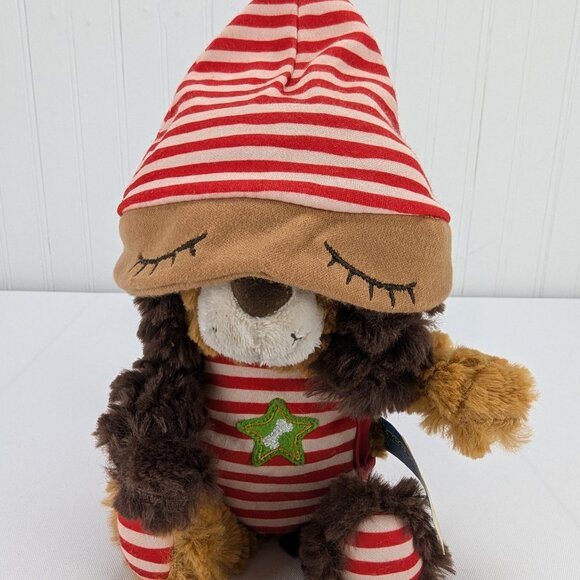 Sleepy Caps Brown Puppy Dog Plush 9" Stuffed Animal 2019 Baby Kid Security Toy - Picture 1 of 9